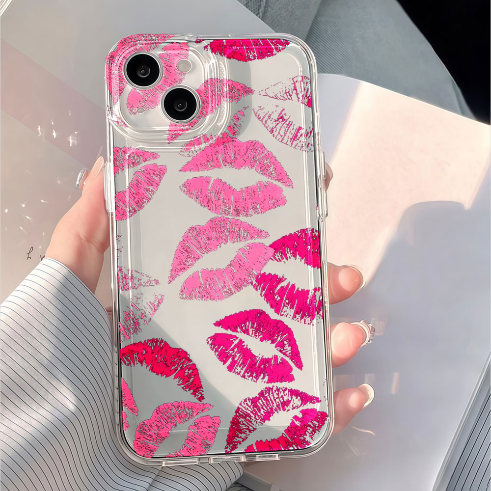 Samsung Galaxy S25 - Y2K Pink Kiss Lip Phone Case