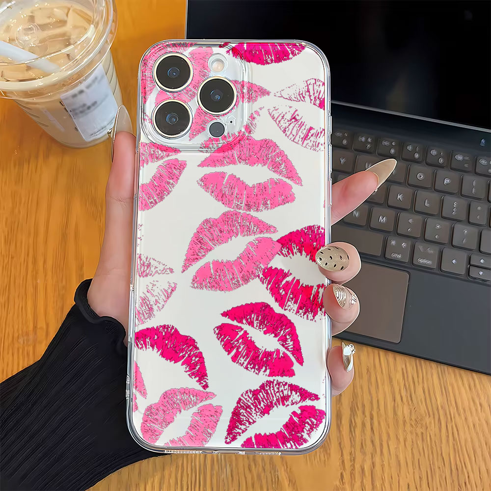 Y2K Pink Kiss Lip Phone Case F - огляд і ціна Samsung Galaxy S25