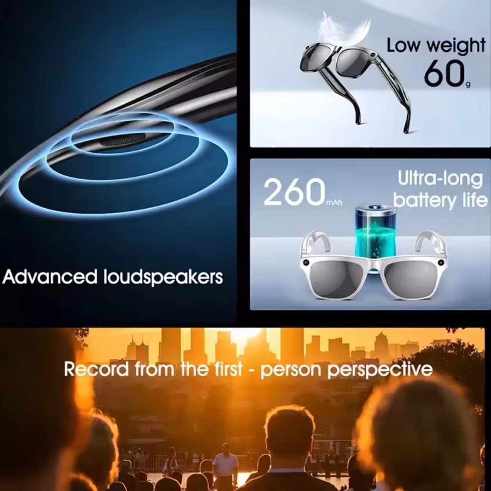Smart Glasses AI Camera HD Wea - огляд і ціна Smart Glasses Lens