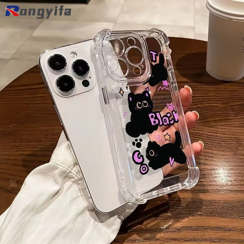 Cute Black Cat Phone Case For  - огляд і ціна Realme Note 50