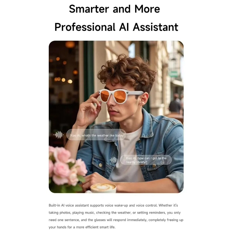 8KHD Smart AI Glasses Color Ch - огляд і ціна Smart Glasses Lens