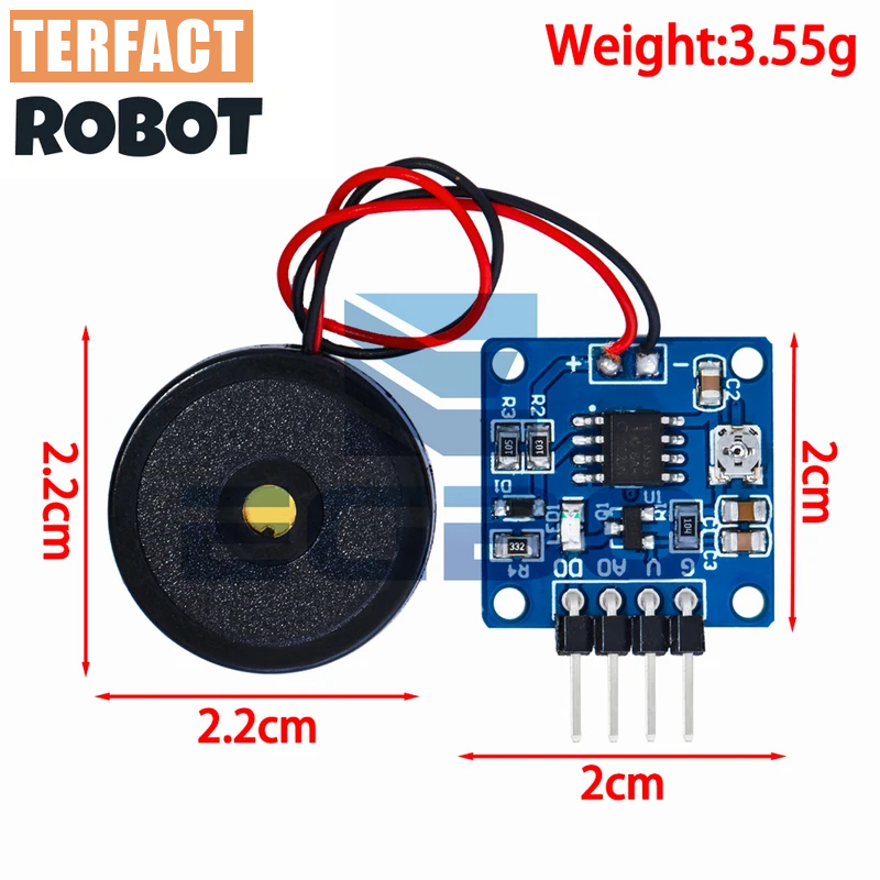 1PCS-10PCS TERFACT ROBOT 5V Pi - огляд і ціна Muscle Sensor Emg