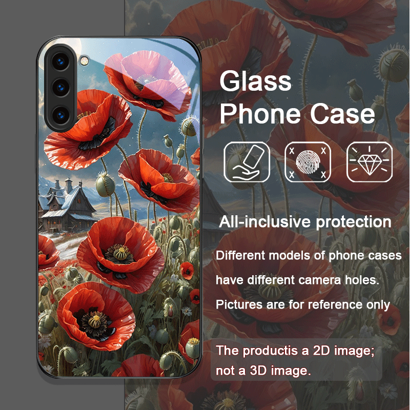 Retro Poppy Flower Bloom Hot R - огляд і ціна Samsung Galaxy S25