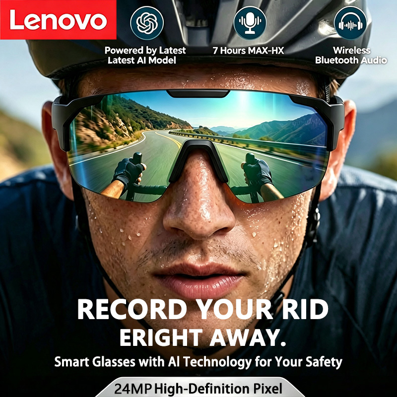Lenovo 2400W AI Smart Cycling  - огляд і ціна Smart Glasses Lens
