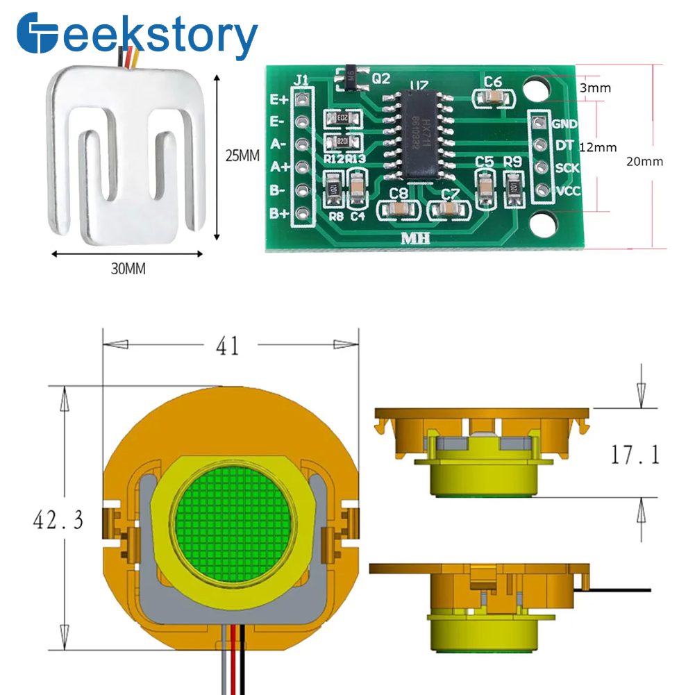 50kg Load Cell 50kg Weighing S - огляд і ціна Muscle Sensor Emg